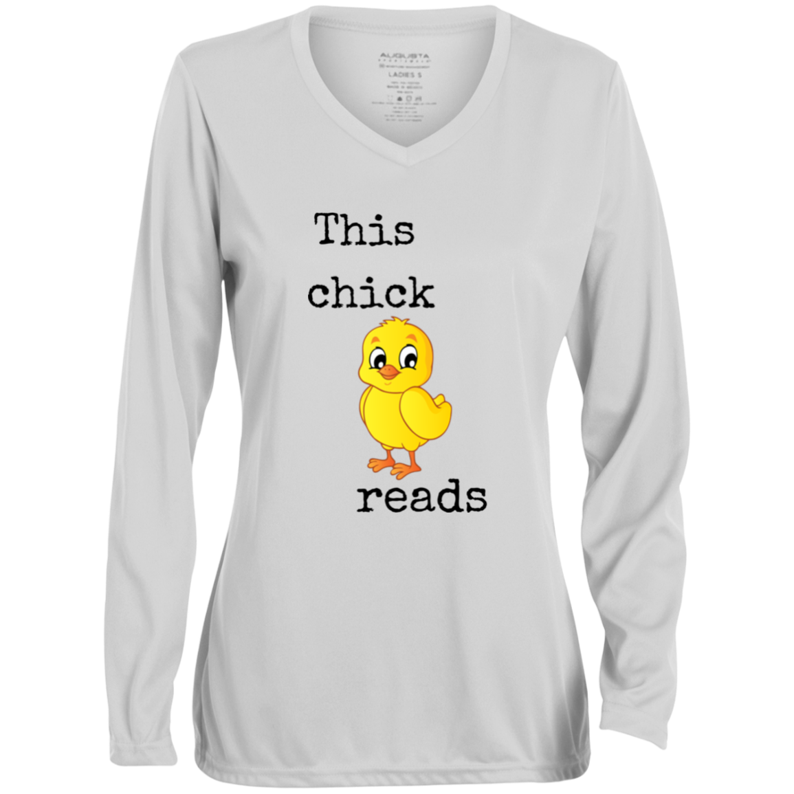 This chick reads