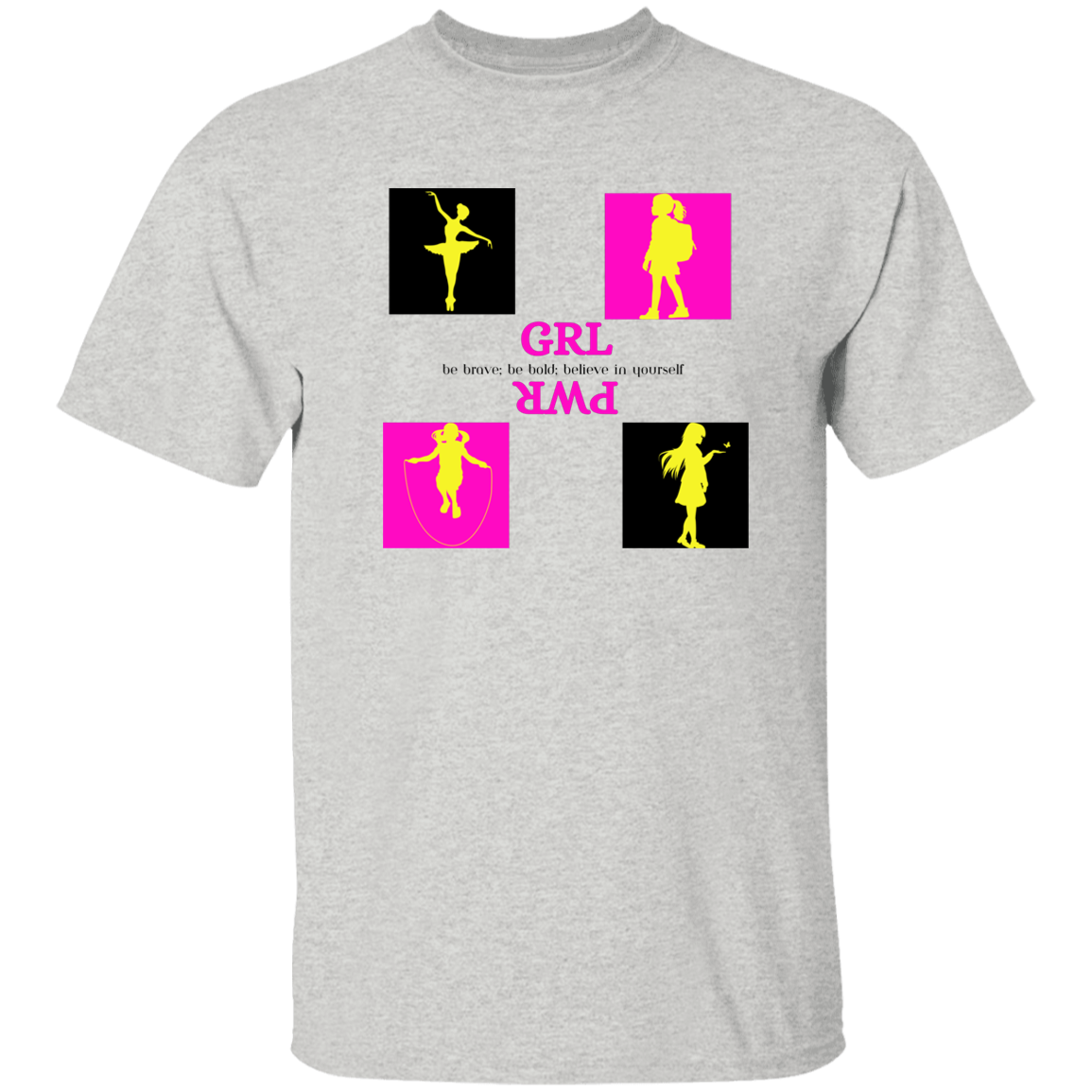GRL PWR girls tee