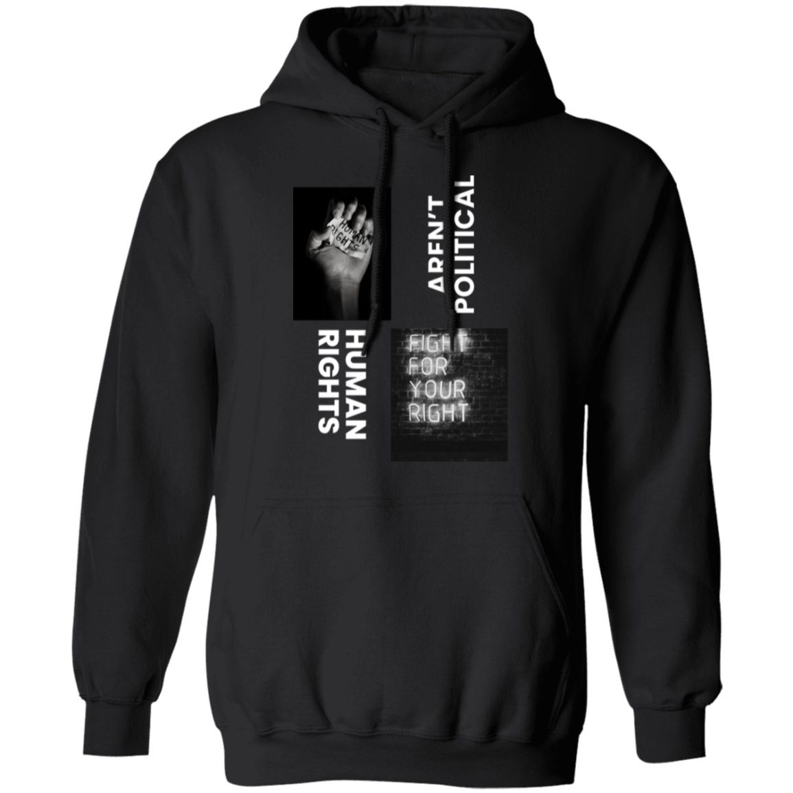 Human Rights aren't political hoodie