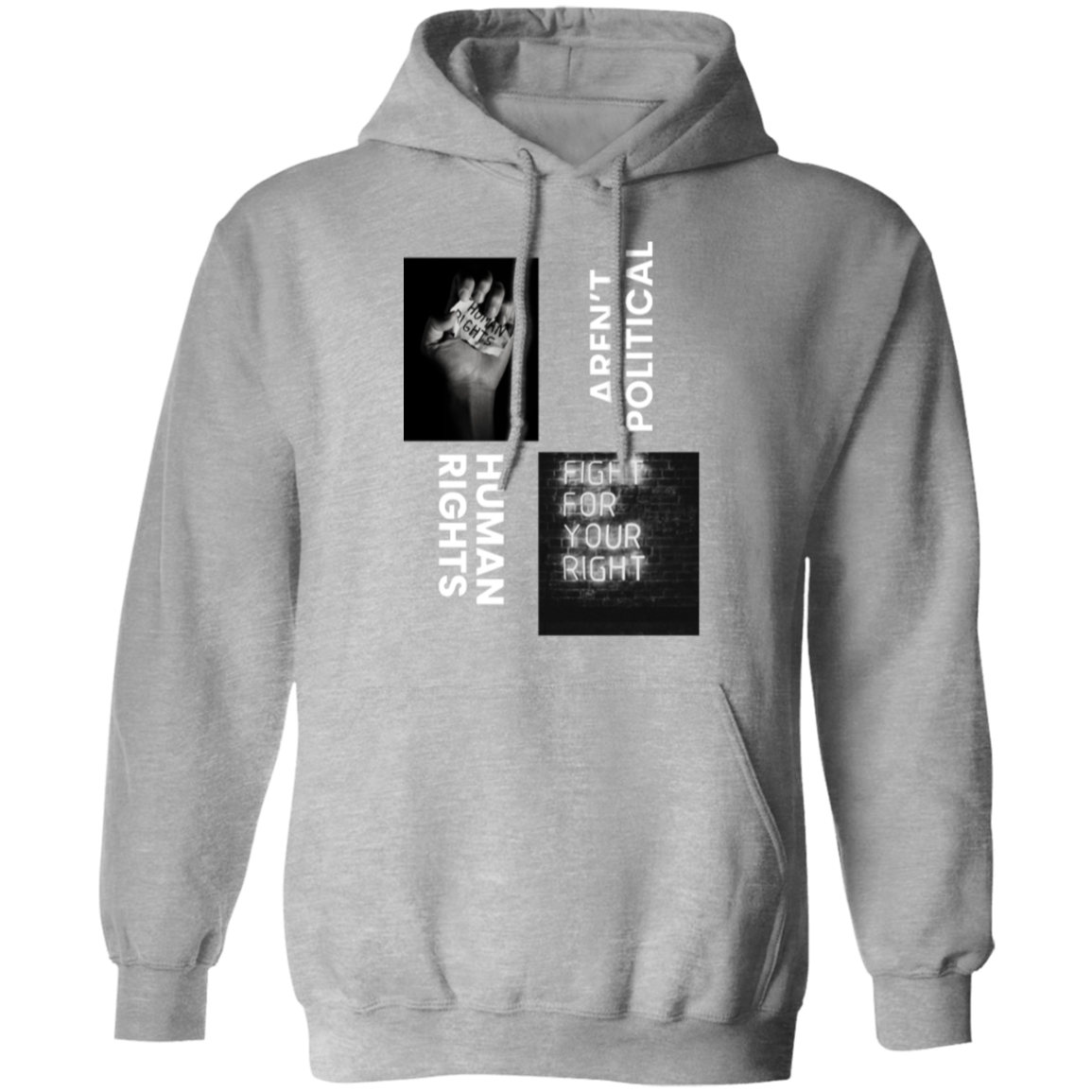 Human Rights aren't political hoodie