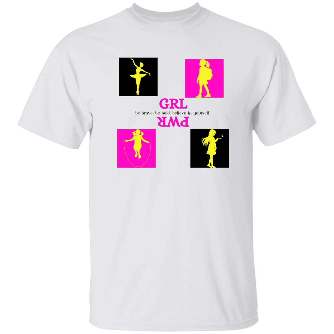 GRL PWR girls tee