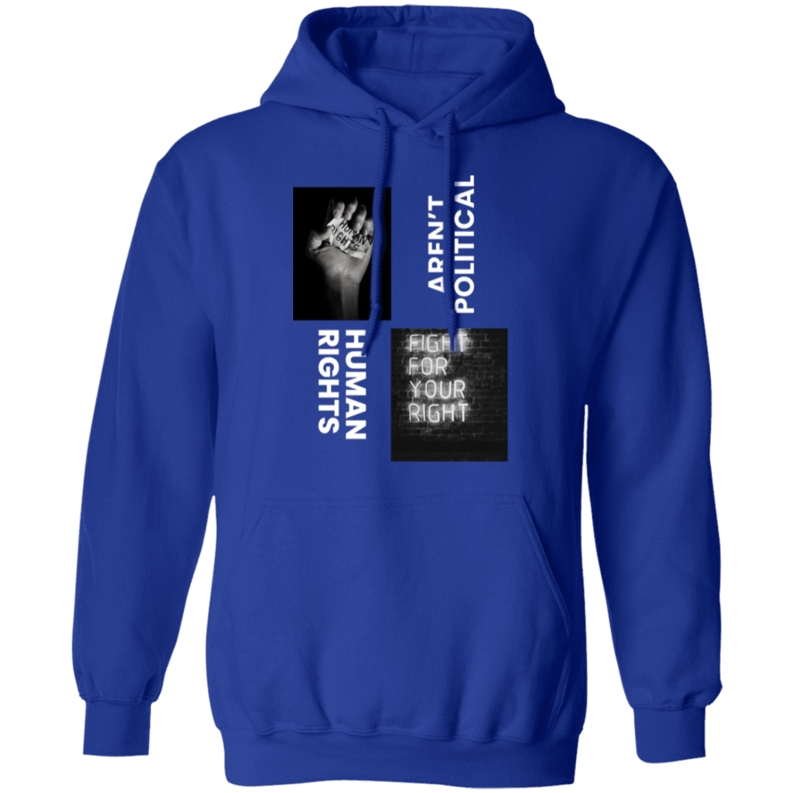Human Rights aren't political hoodie