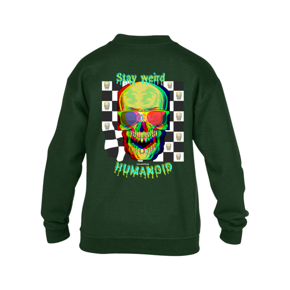Stay Weird Humanoid youth sweatshirt