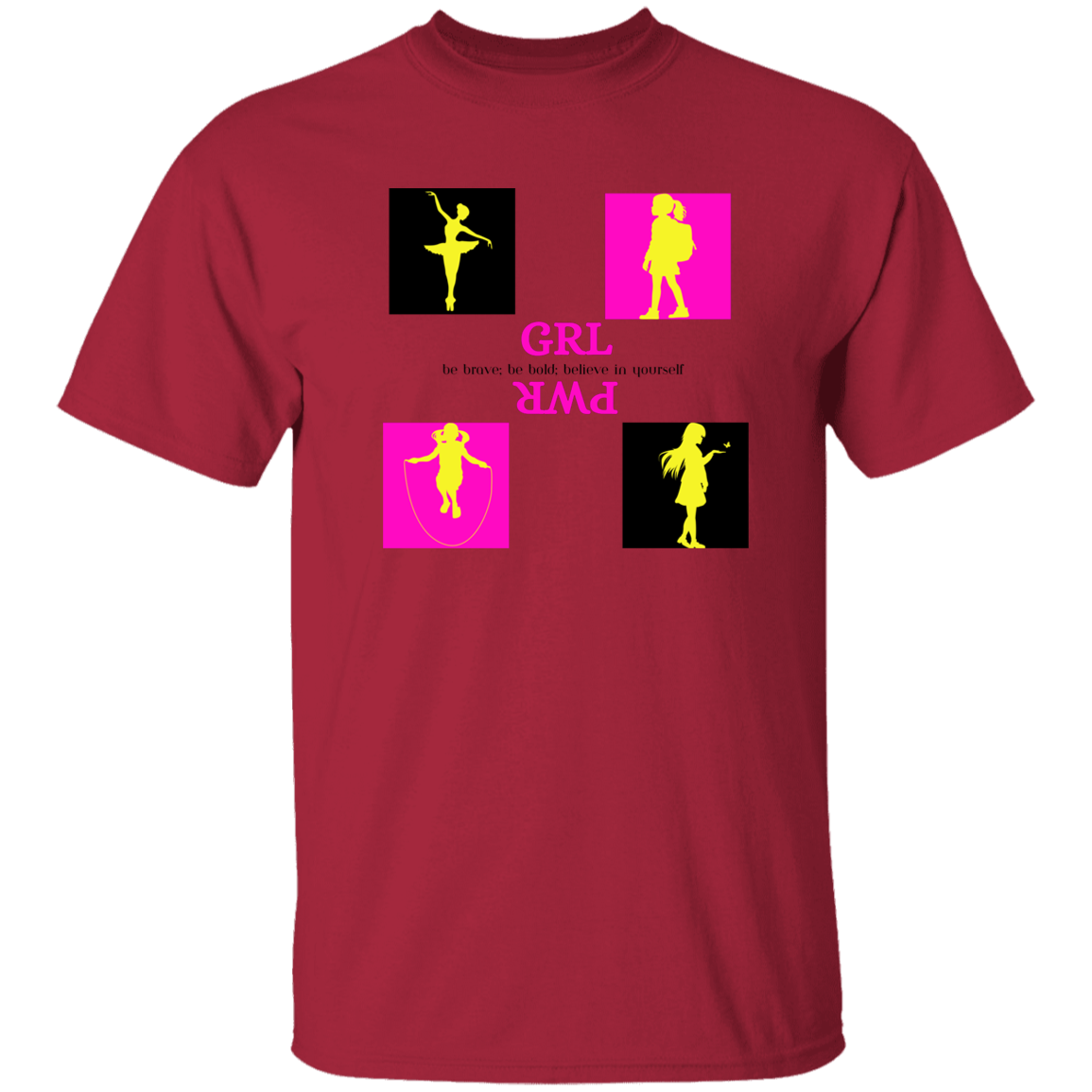 GRL PWR girls tee