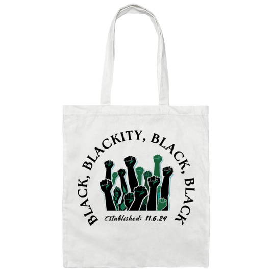 Black, Blackity tote bag