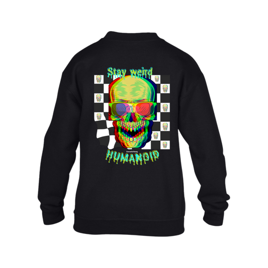 Stay Weird Humanoid youth sweatshirt