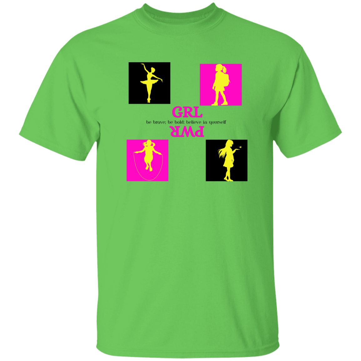 GRL PWR girls tee