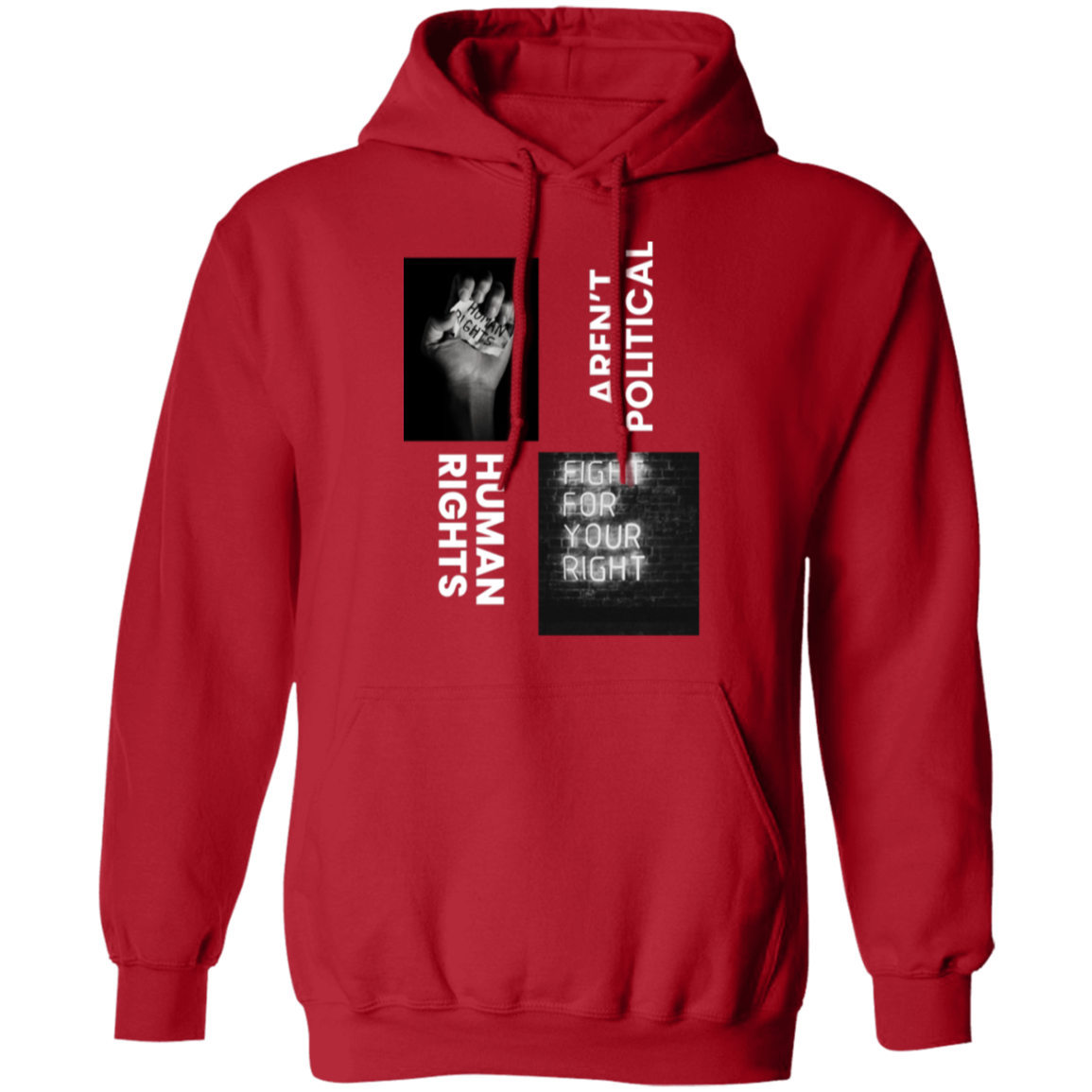 Human Rights aren't political hoodie