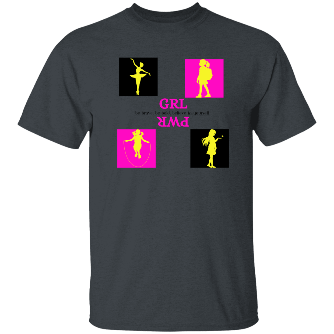 GRL PWR girls tee