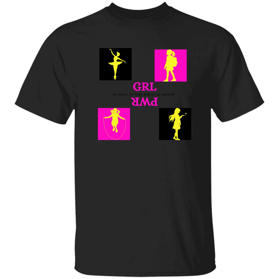 GRL PWR girls tee