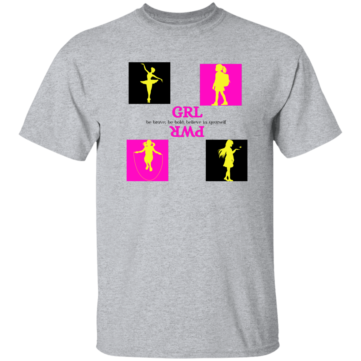 GRL PWR girls tee