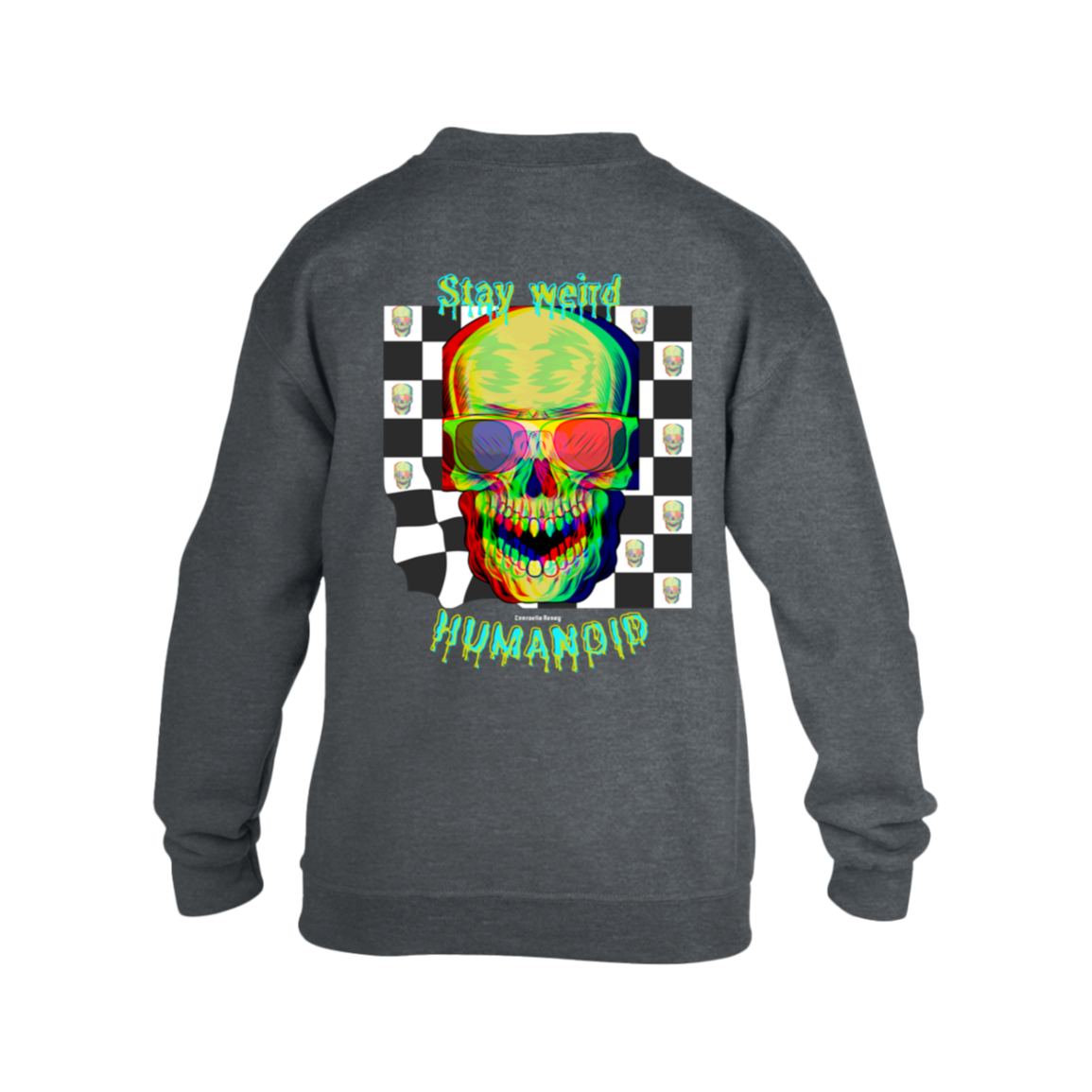 Stay Weird Humanoid youth sweatshirt