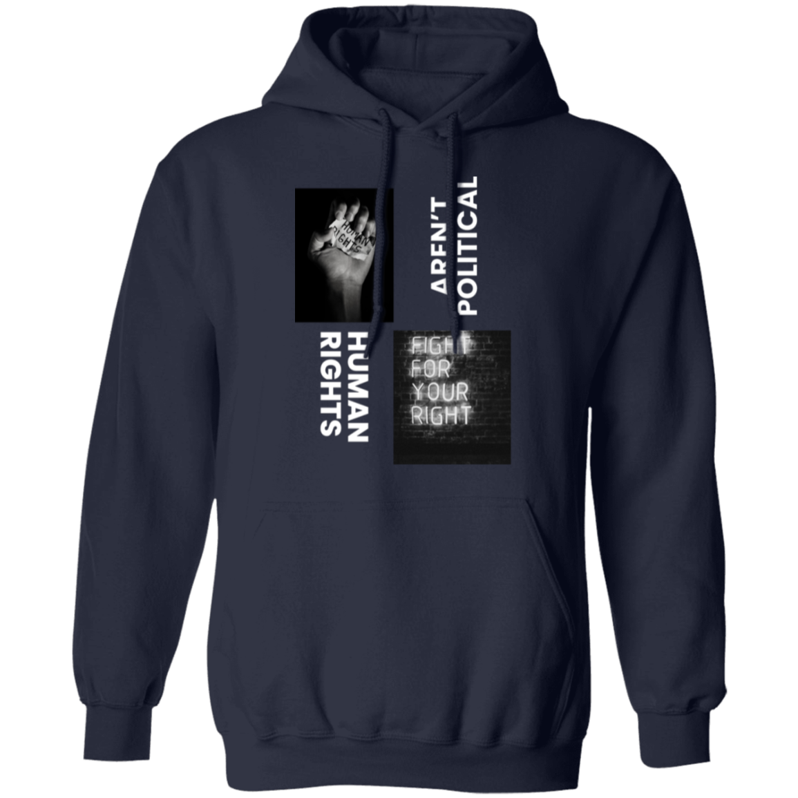 Human Rights aren't political hoodie