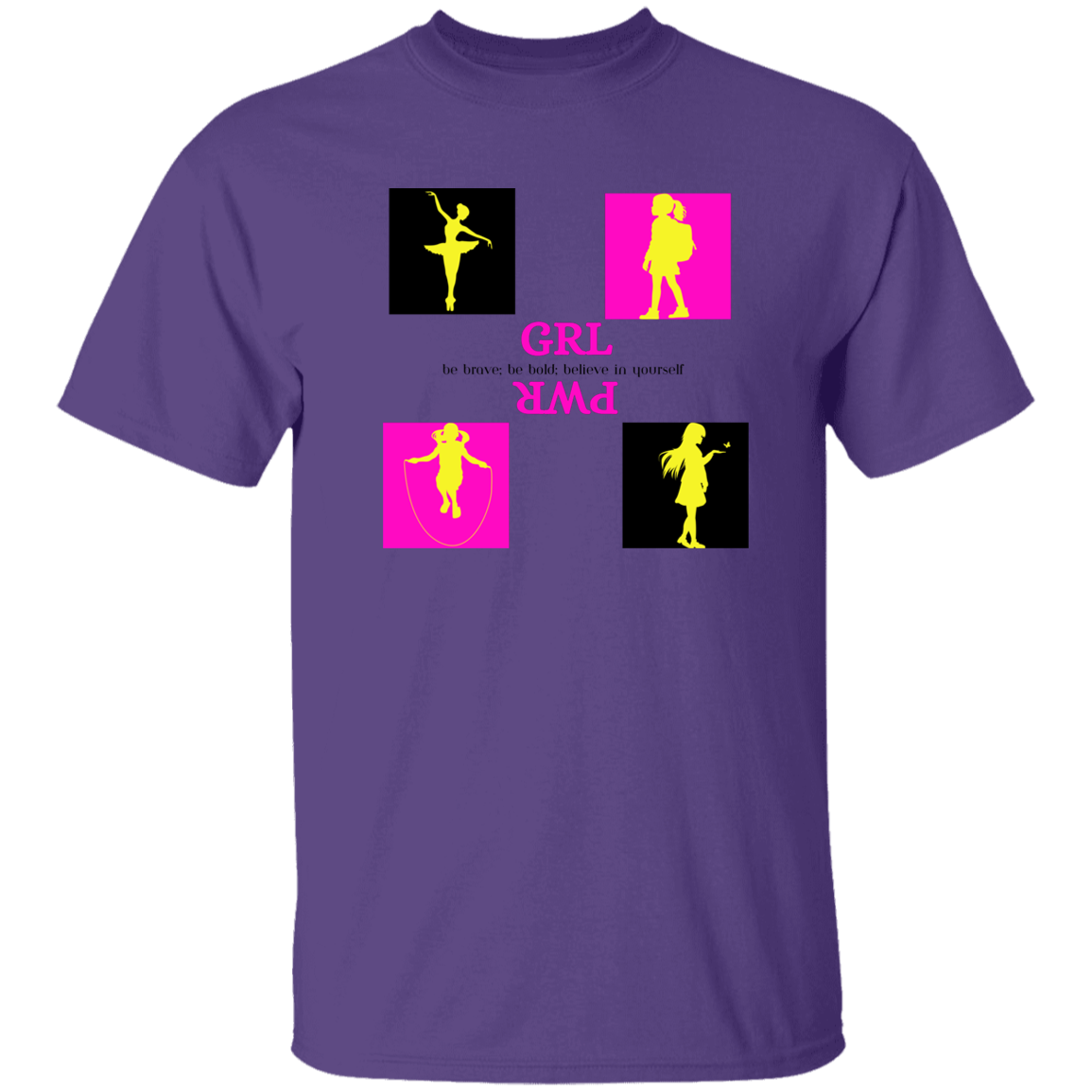 GRL PWR girls tee