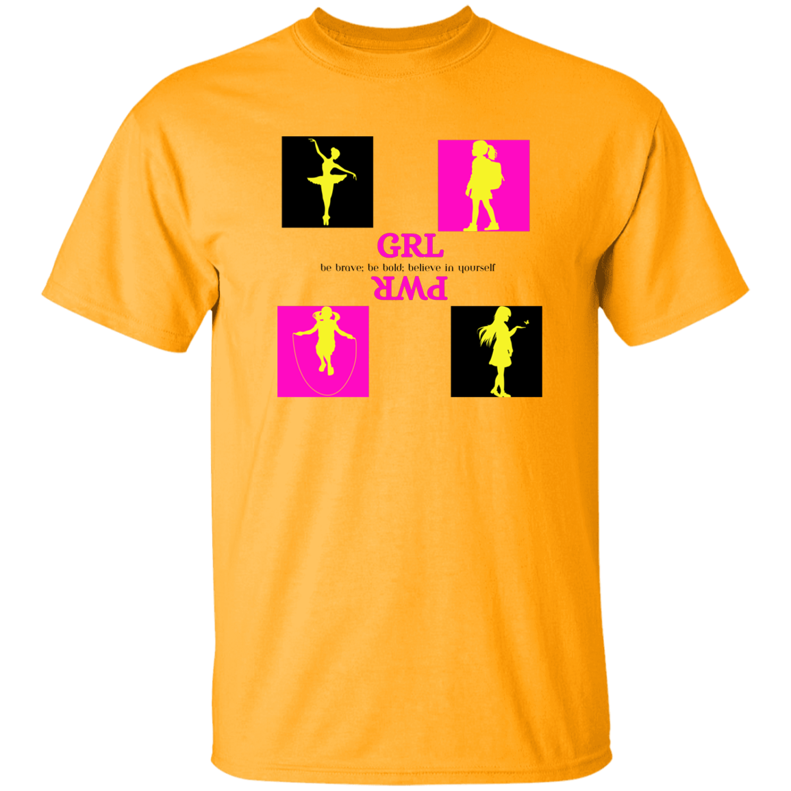 GRL PWR girls tee