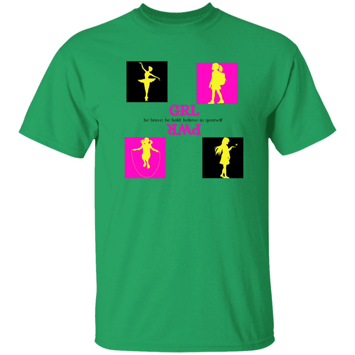 GRL PWR girls tee