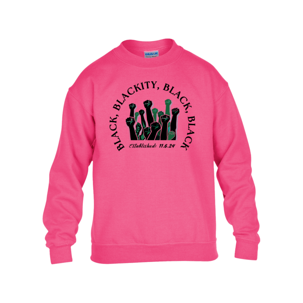 Black, Blackity Kid's Sweatshirt