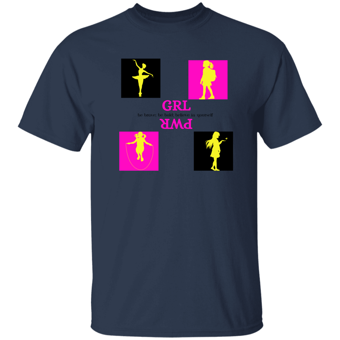 GRL PWR girls tee