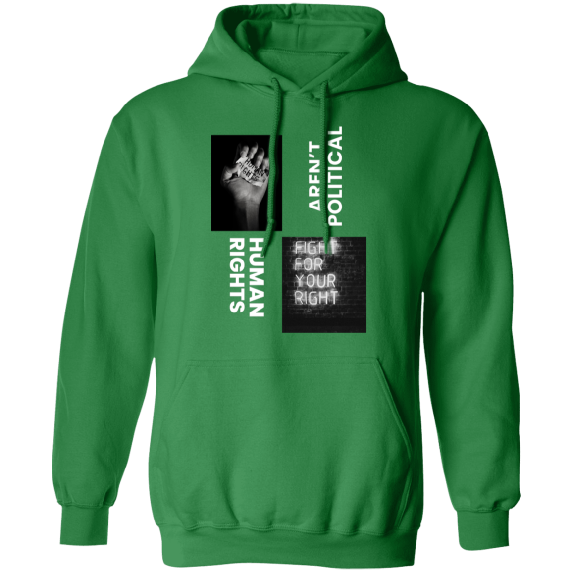Human Rights aren't political hoodie