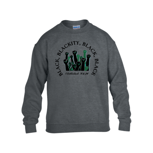 Black, Blackity Kid's Sweatshirt