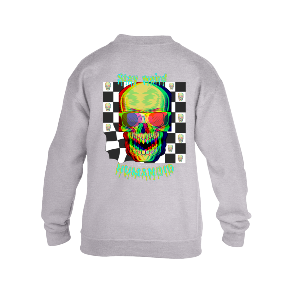 Stay Weird Humanoid youth sweatshirt