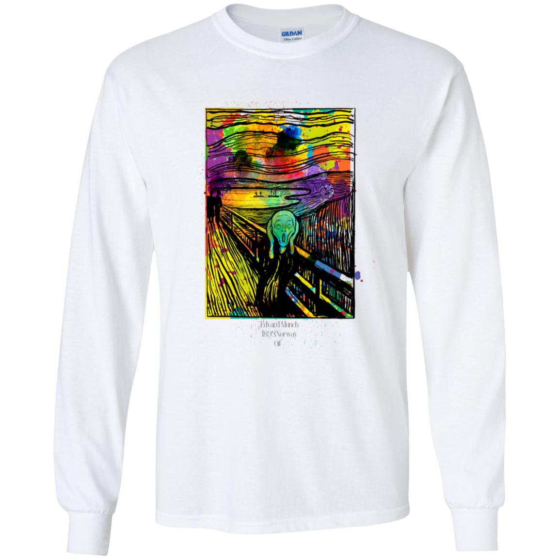 Edvard Munch kid's long sleeve