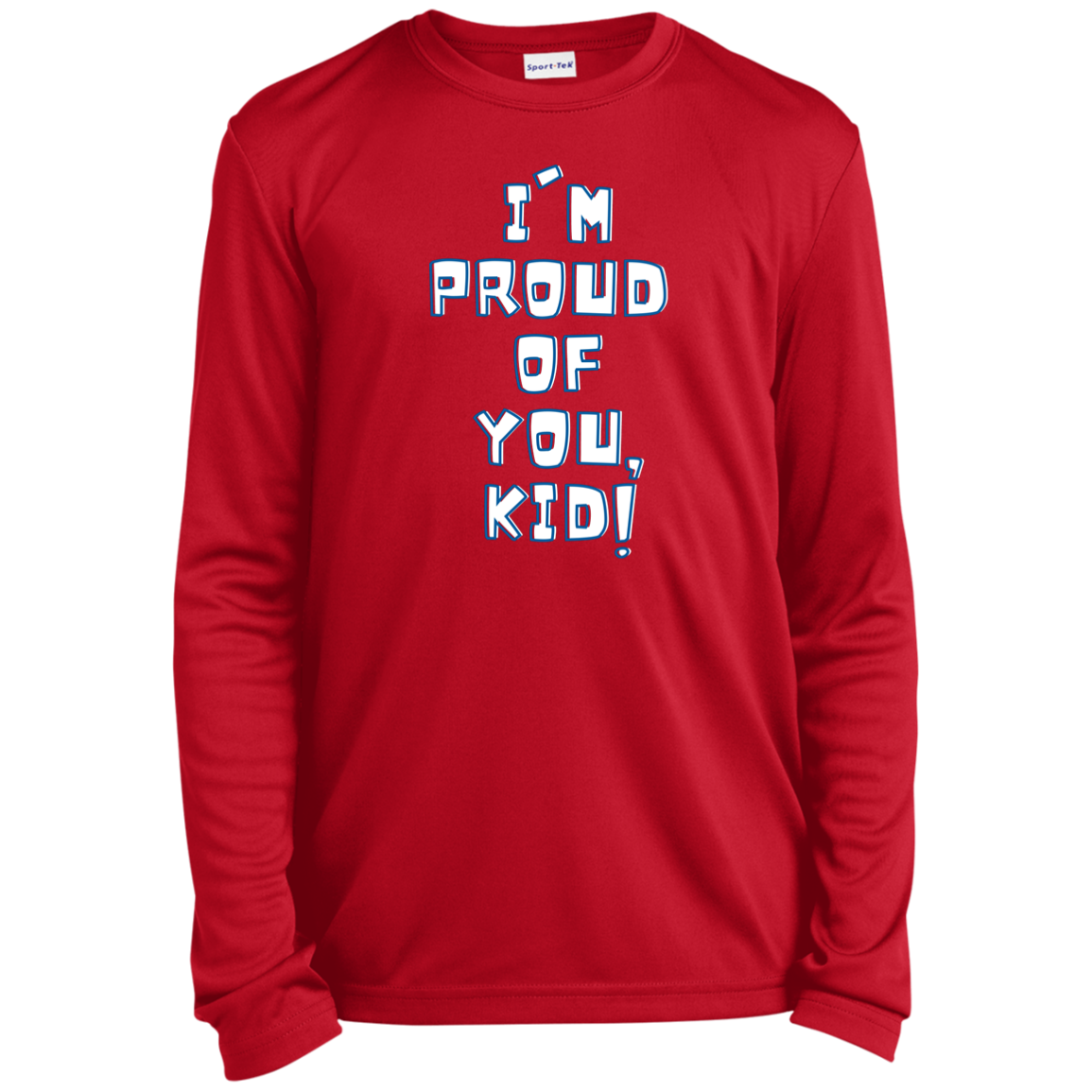 I'm proud of you, kid