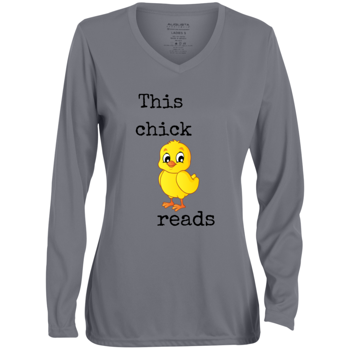 This chick reads