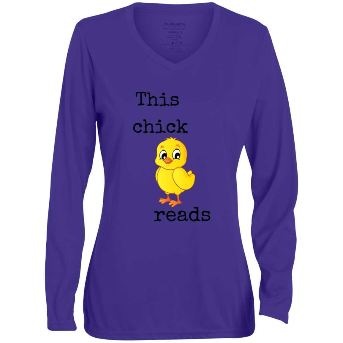 This chick reads