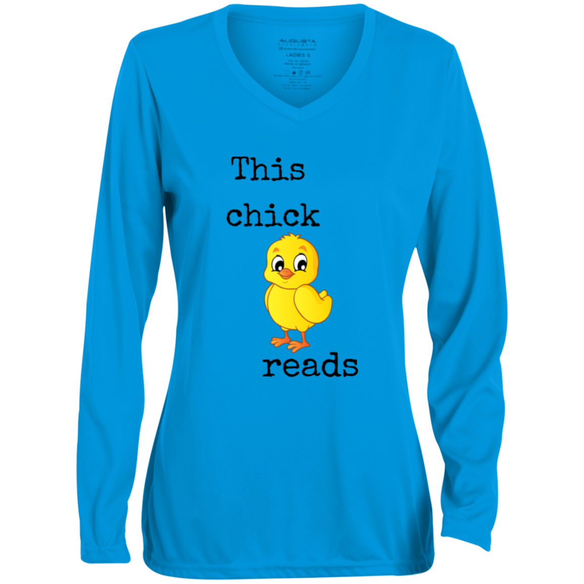 This chick reads