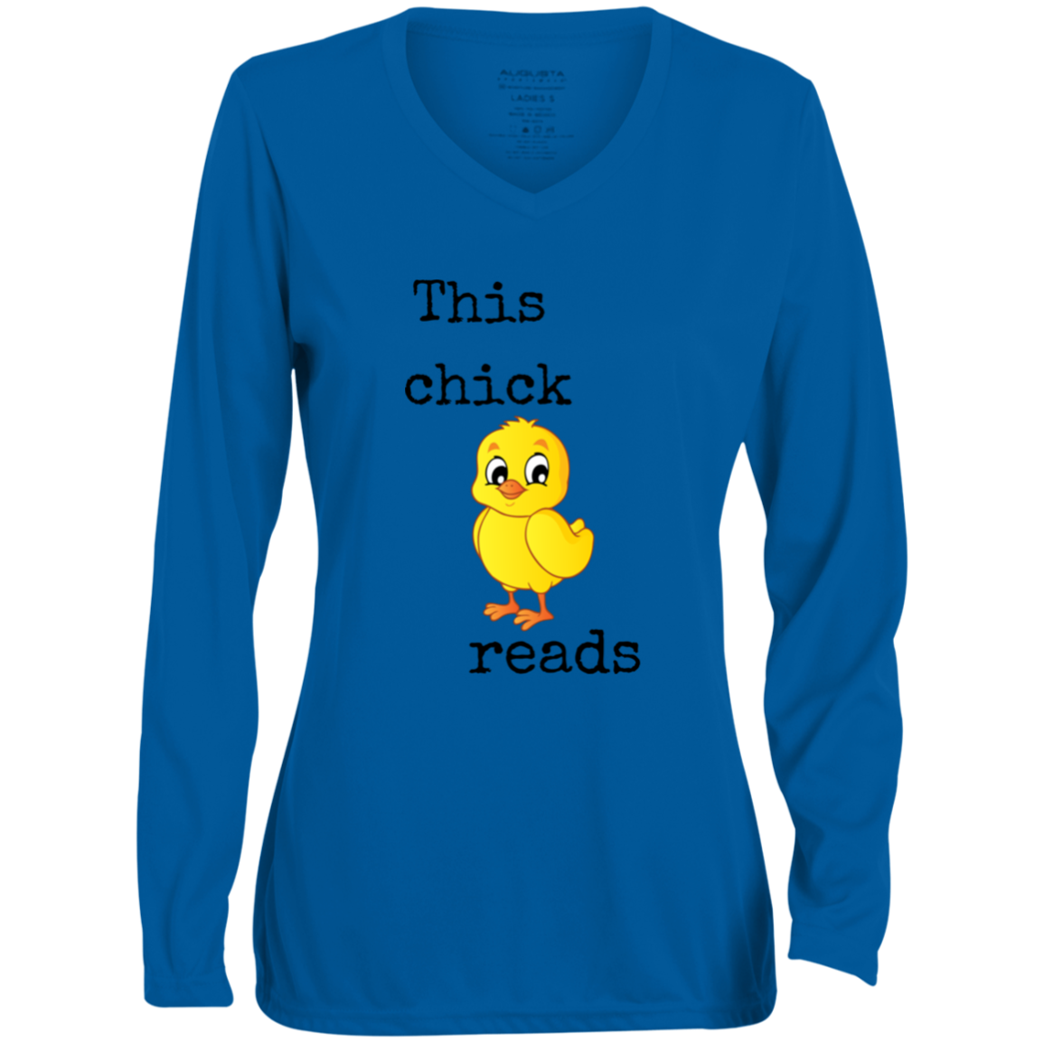 This chick reads