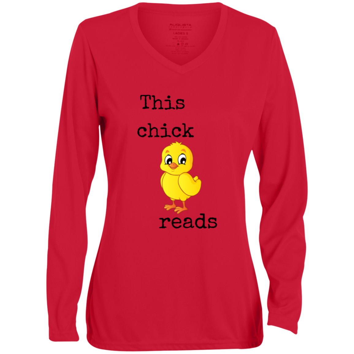 This chick reads