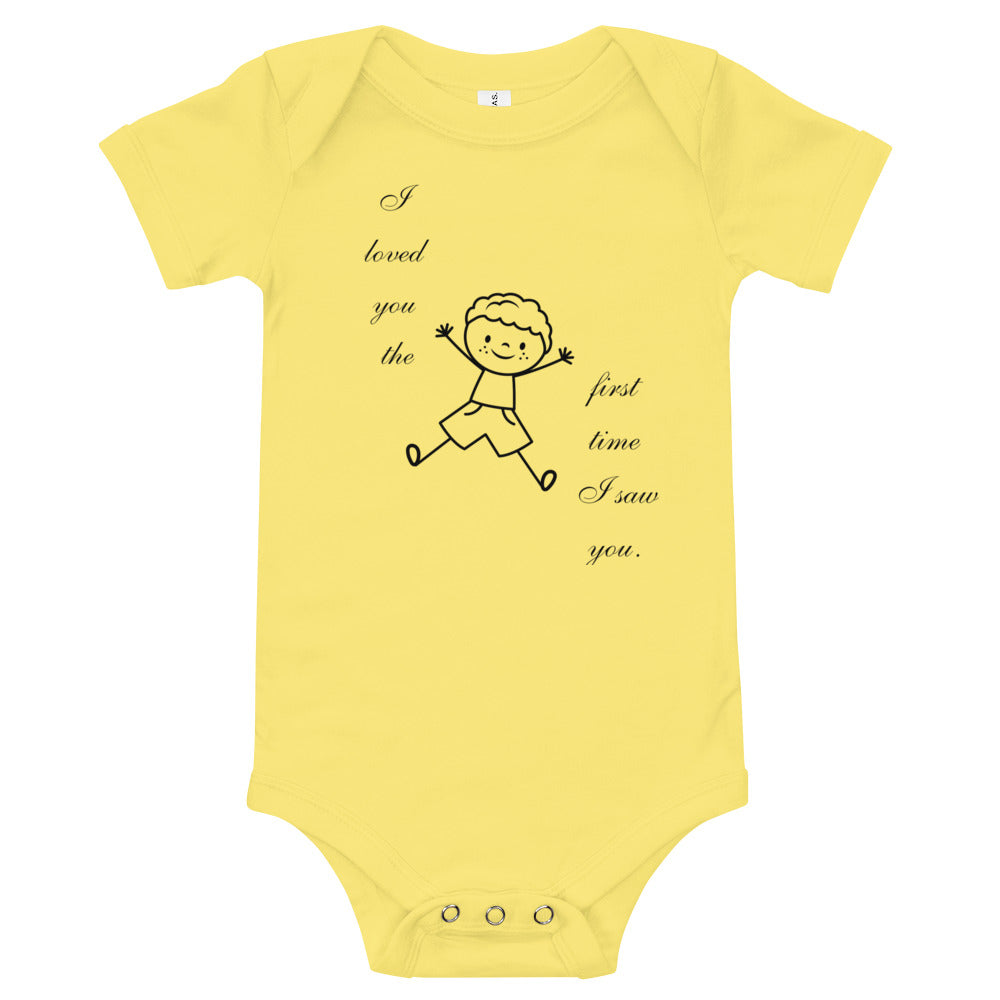 I loved you (Boy's) onesie