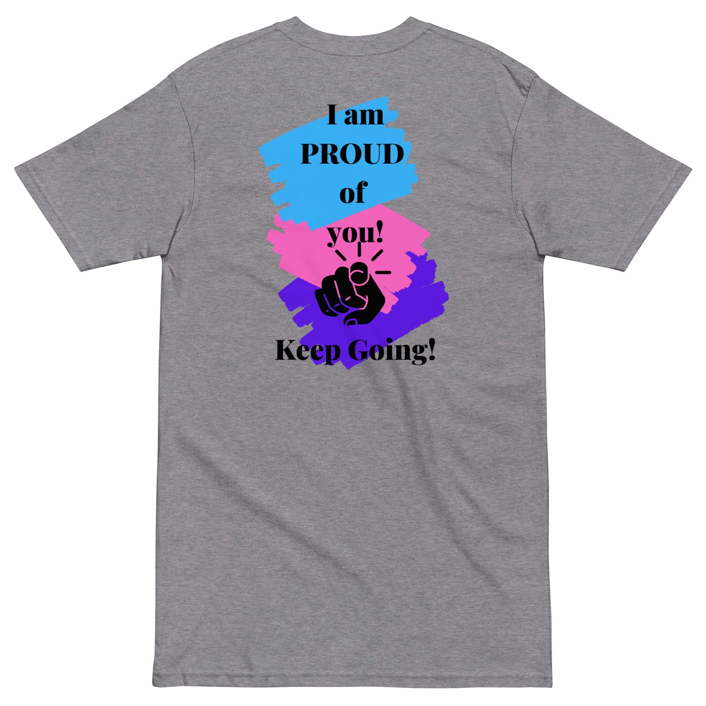 Read the Back Men’s premium heavyweight tee