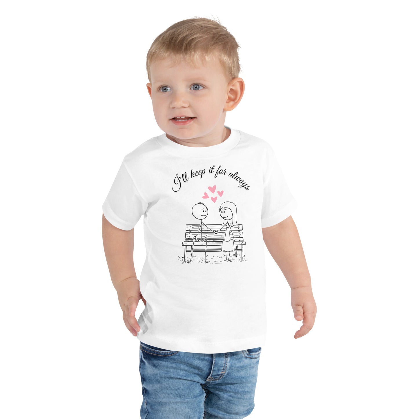 I love you always toddler tee