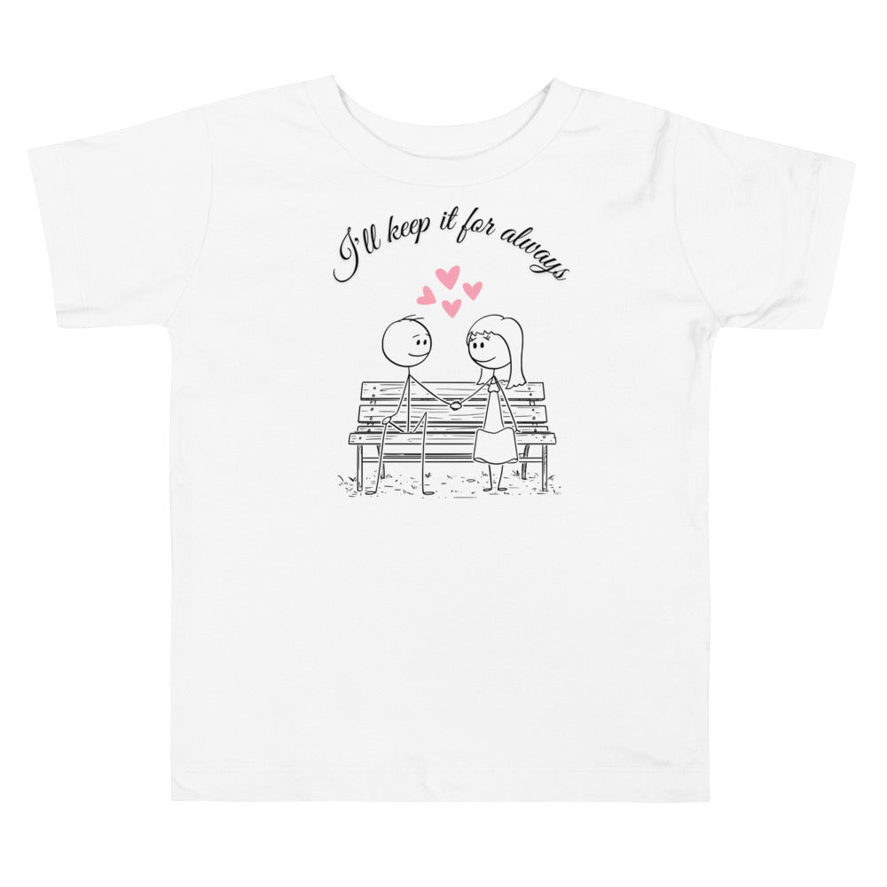 I love you always toddler tee