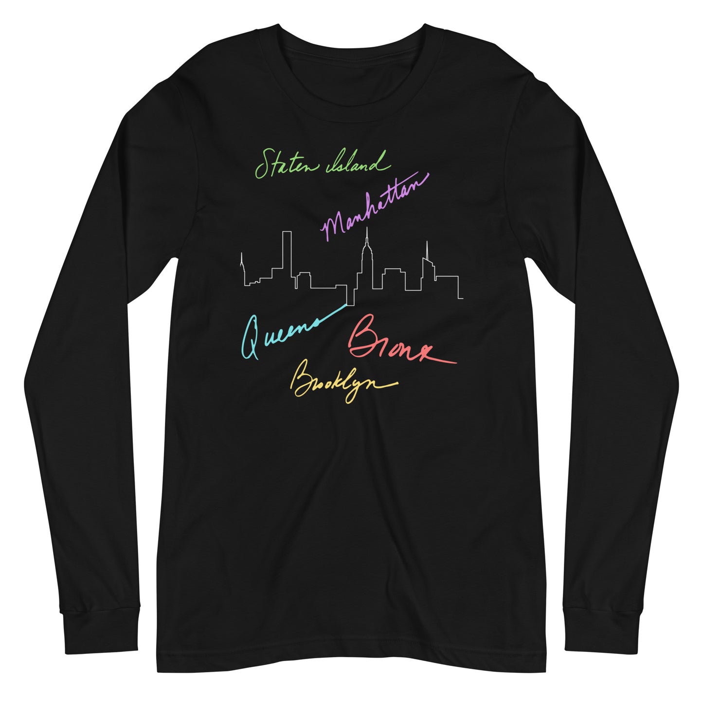 New York Burroughs Unisex Long Sleeve Tee