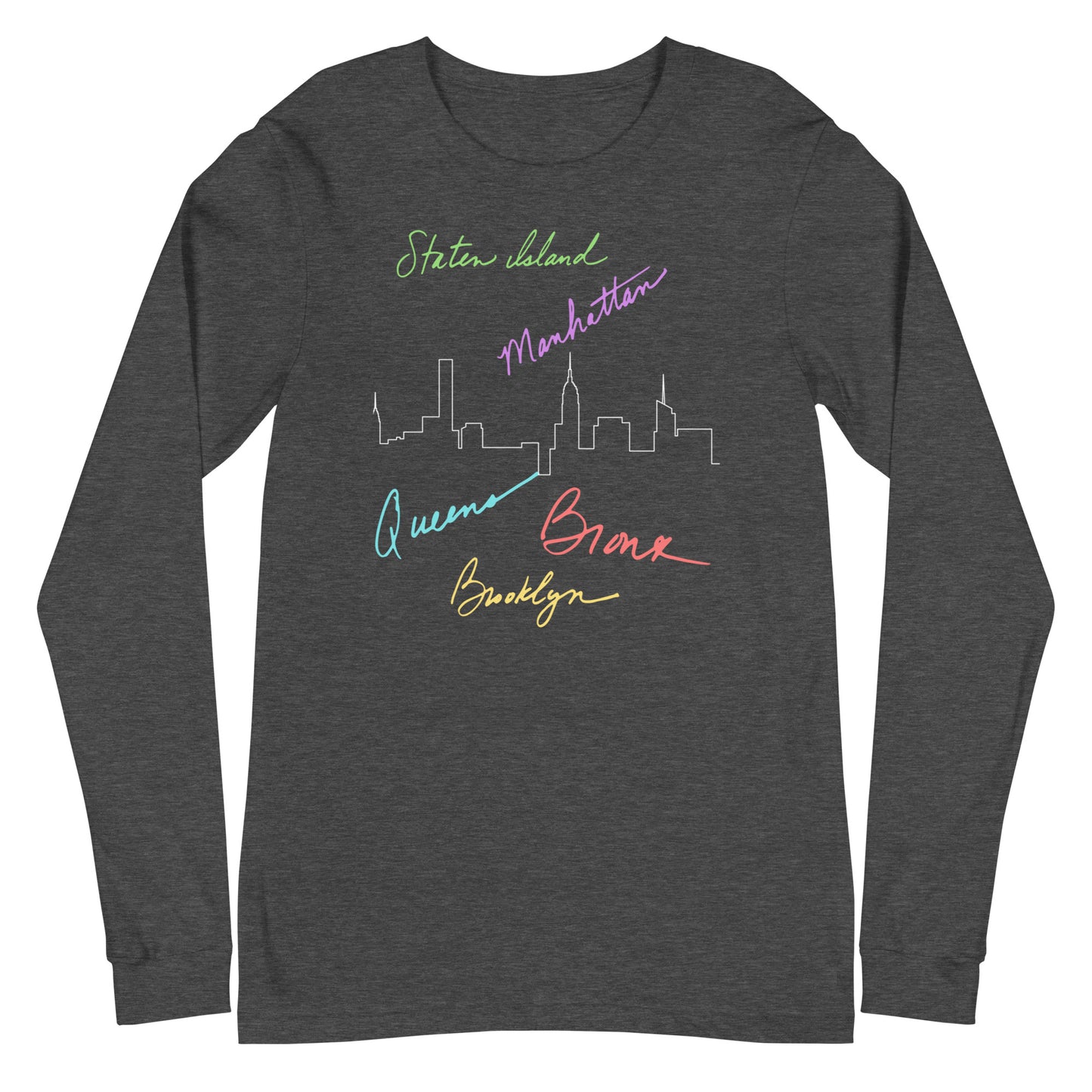 New York Burroughs Unisex Long Sleeve Tee