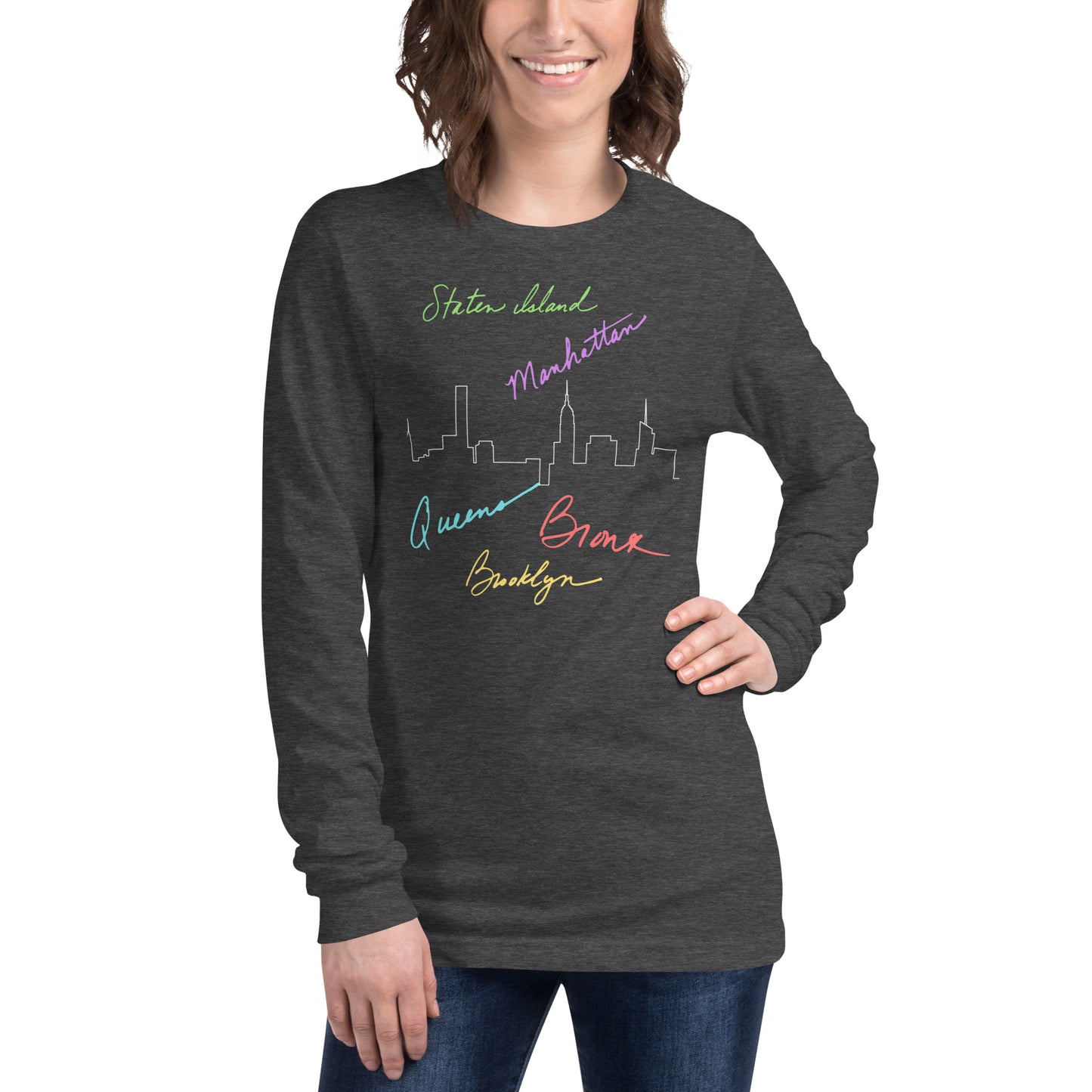 New York Burroughs Unisex Long Sleeve Tee