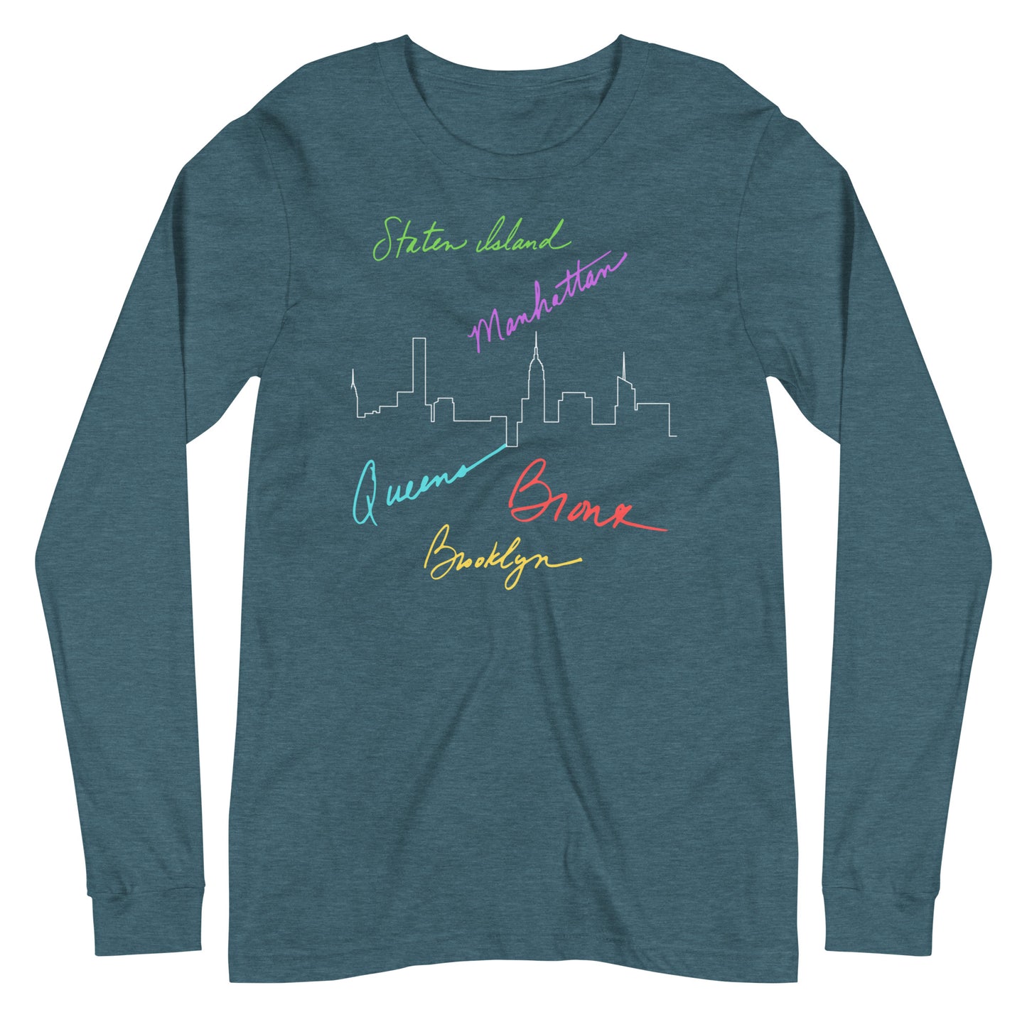 New York Burroughs Unisex Long Sleeve Tee