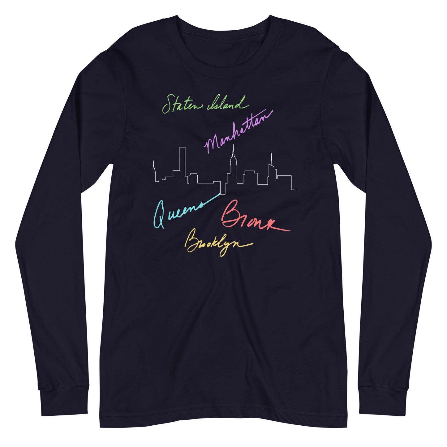 New York Burroughs Unisex Long Sleeve Tee