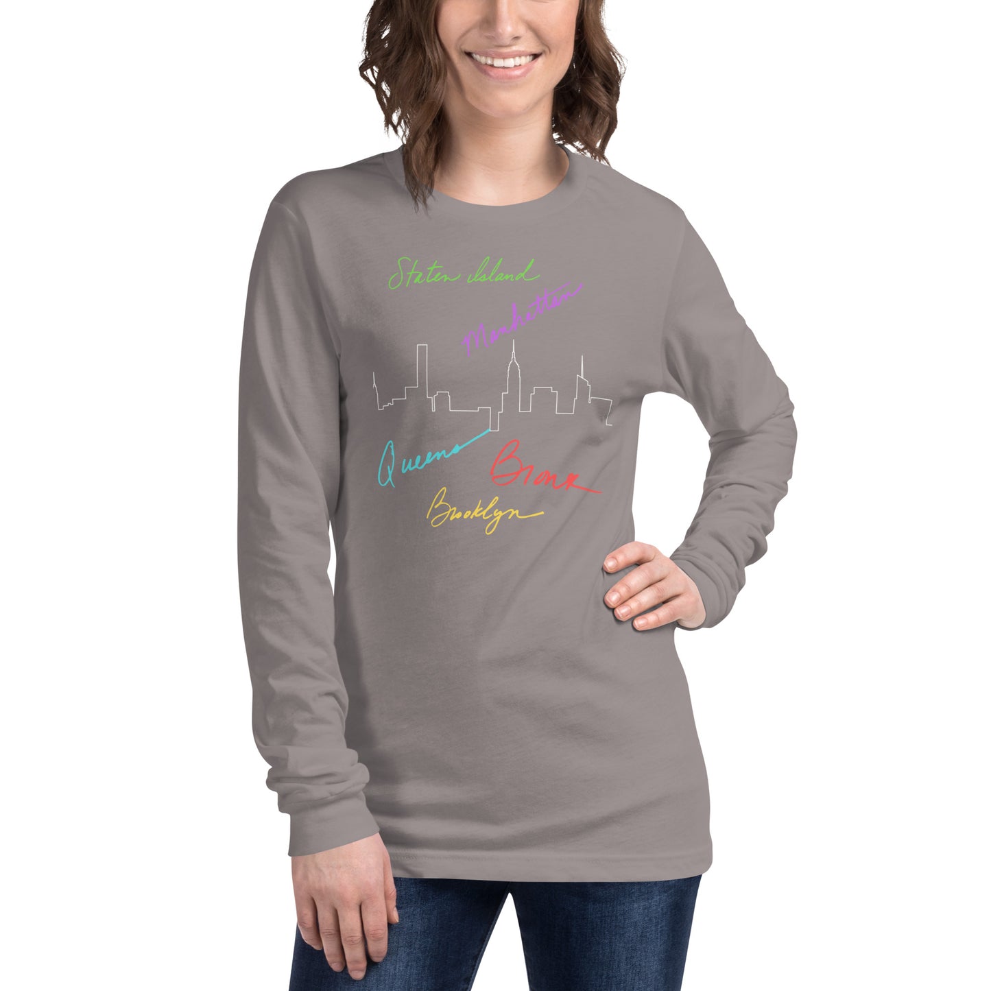 New York Burroughs Unisex Long Sleeve Tee