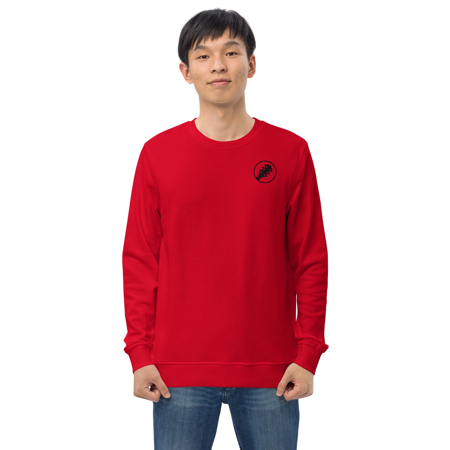 The day the music died Unisex organic sweatshirt
