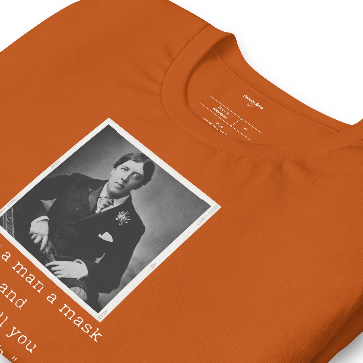 Oscar Wilde Unisex t-shirt