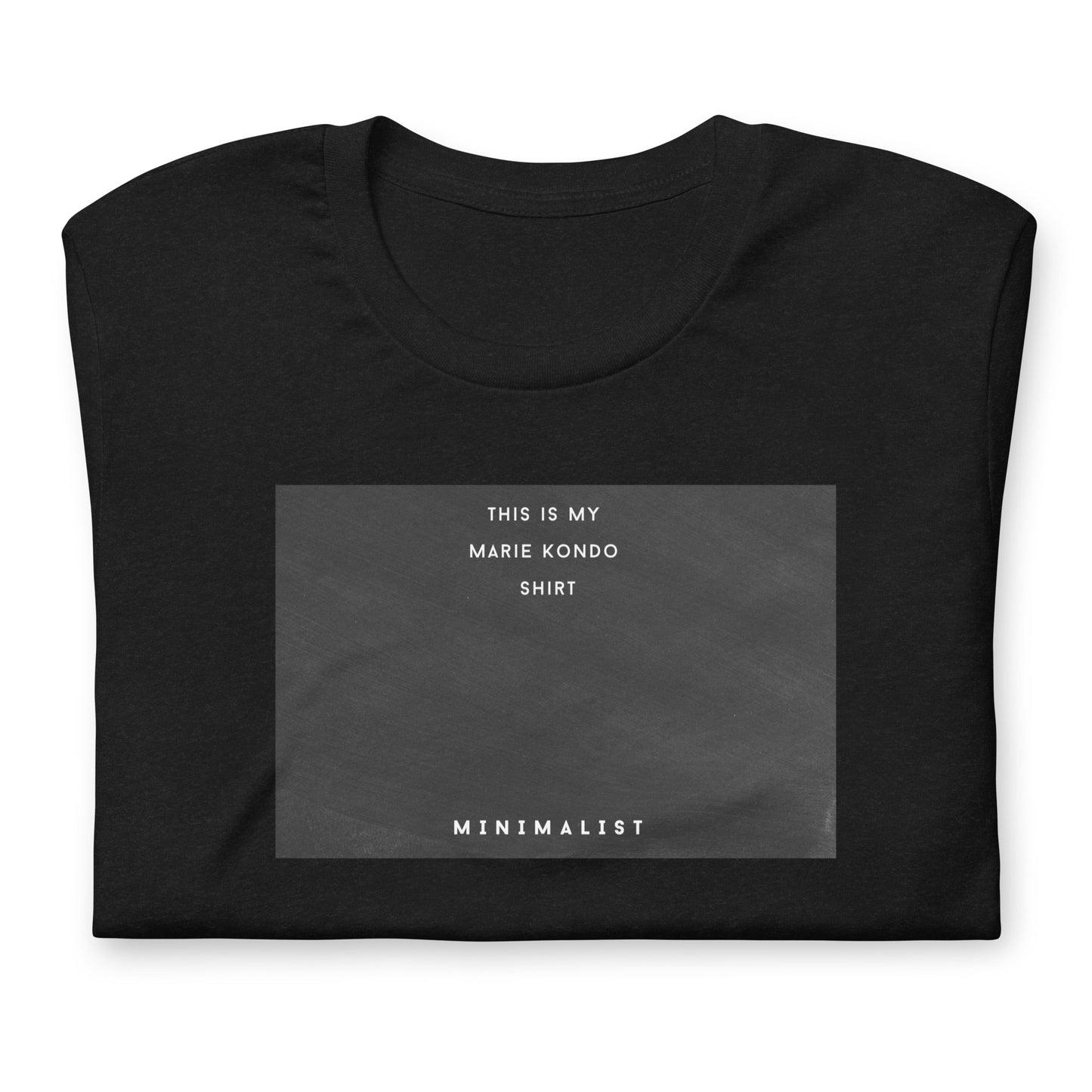 Minimalist Unisex t-shirt