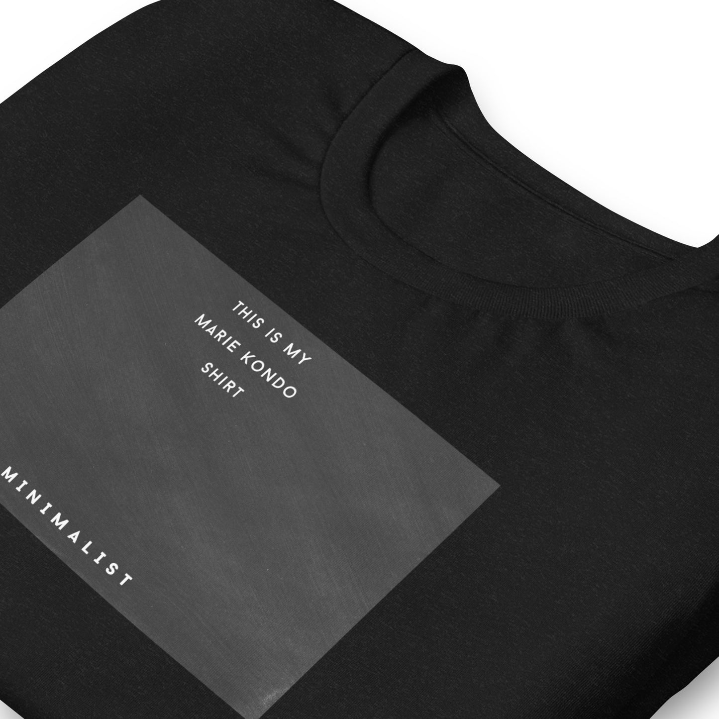 Minimalist Unisex t-shirt
