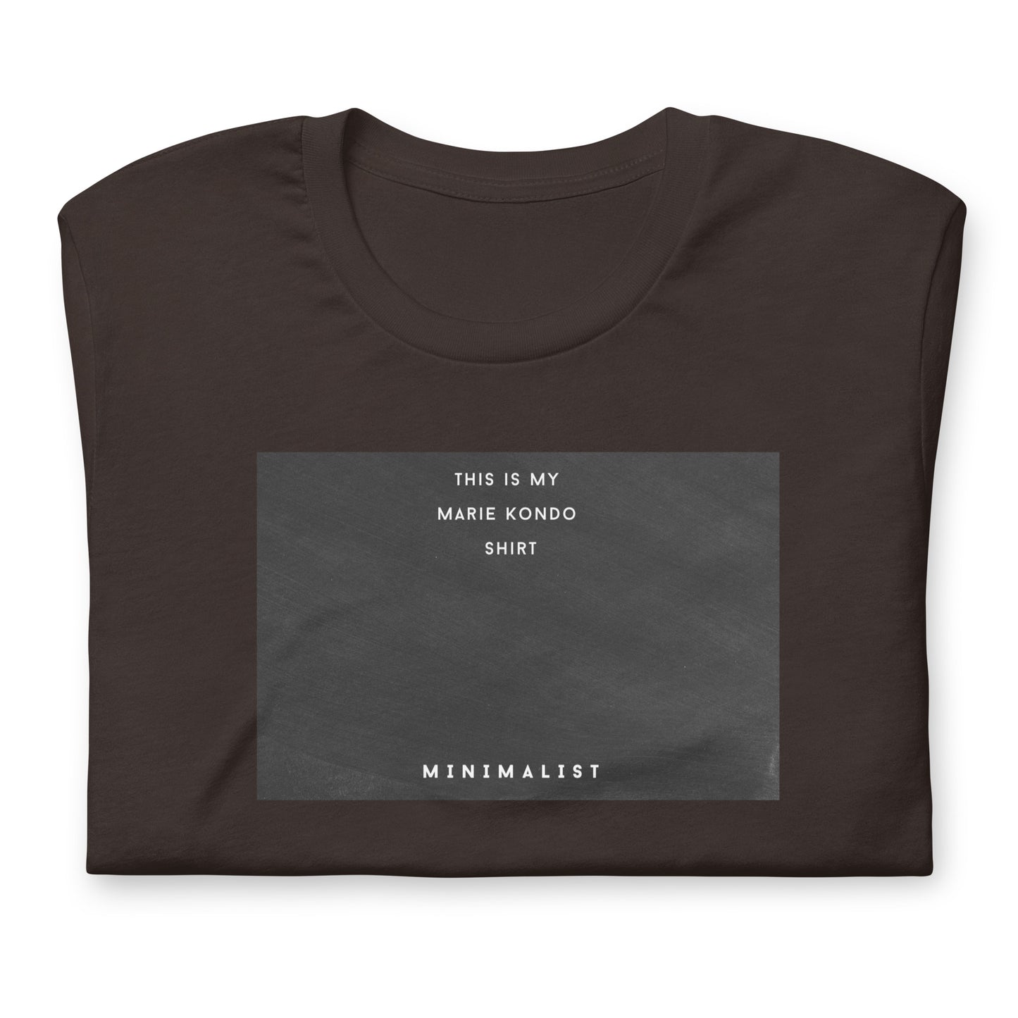 Minimalist Unisex t-shirt