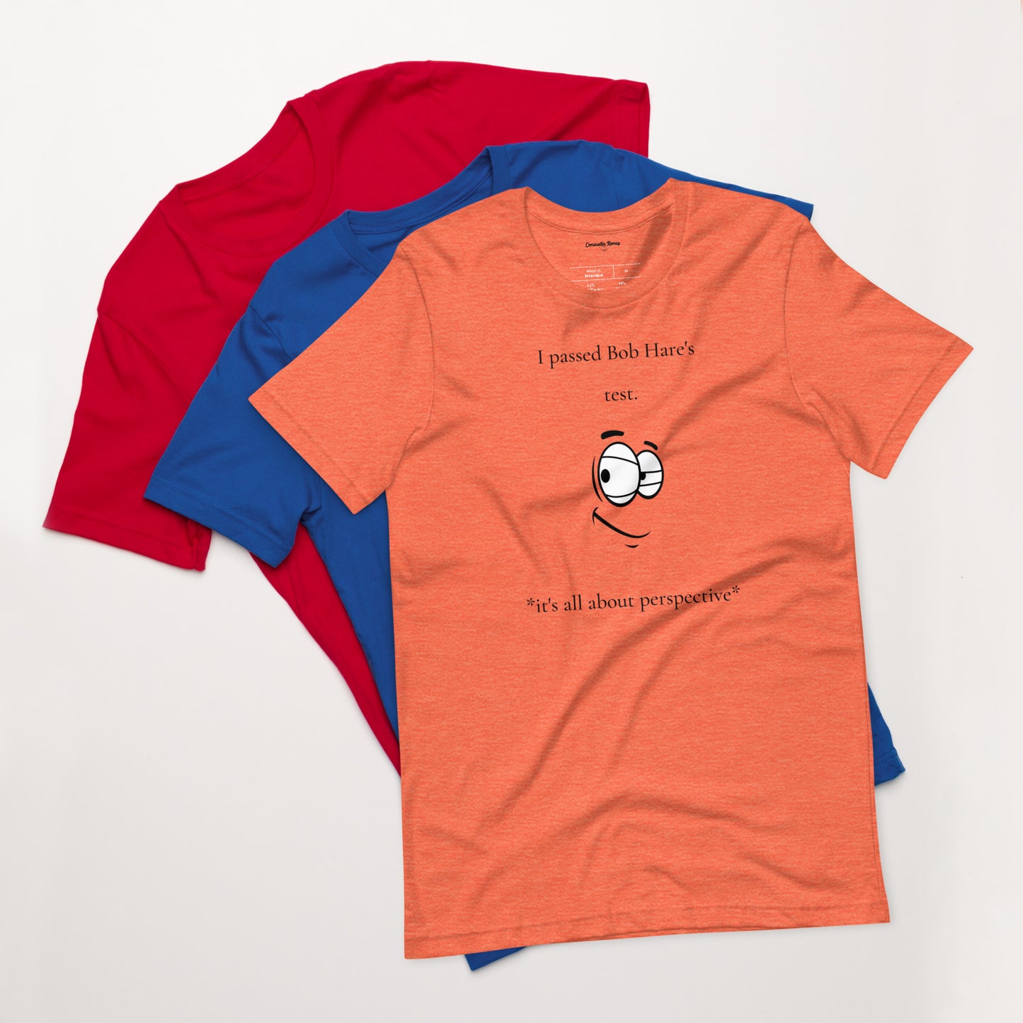 Bob Hare's test Unisex t-shirt