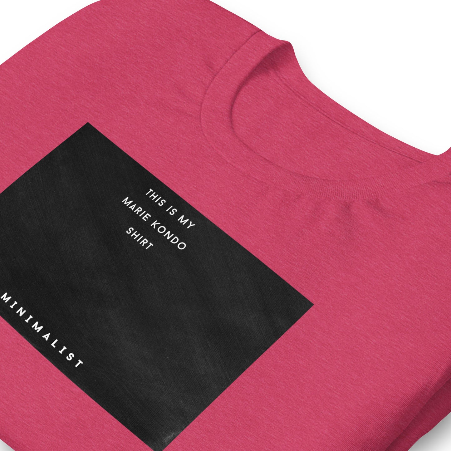Minimalist Unisex t-shirt