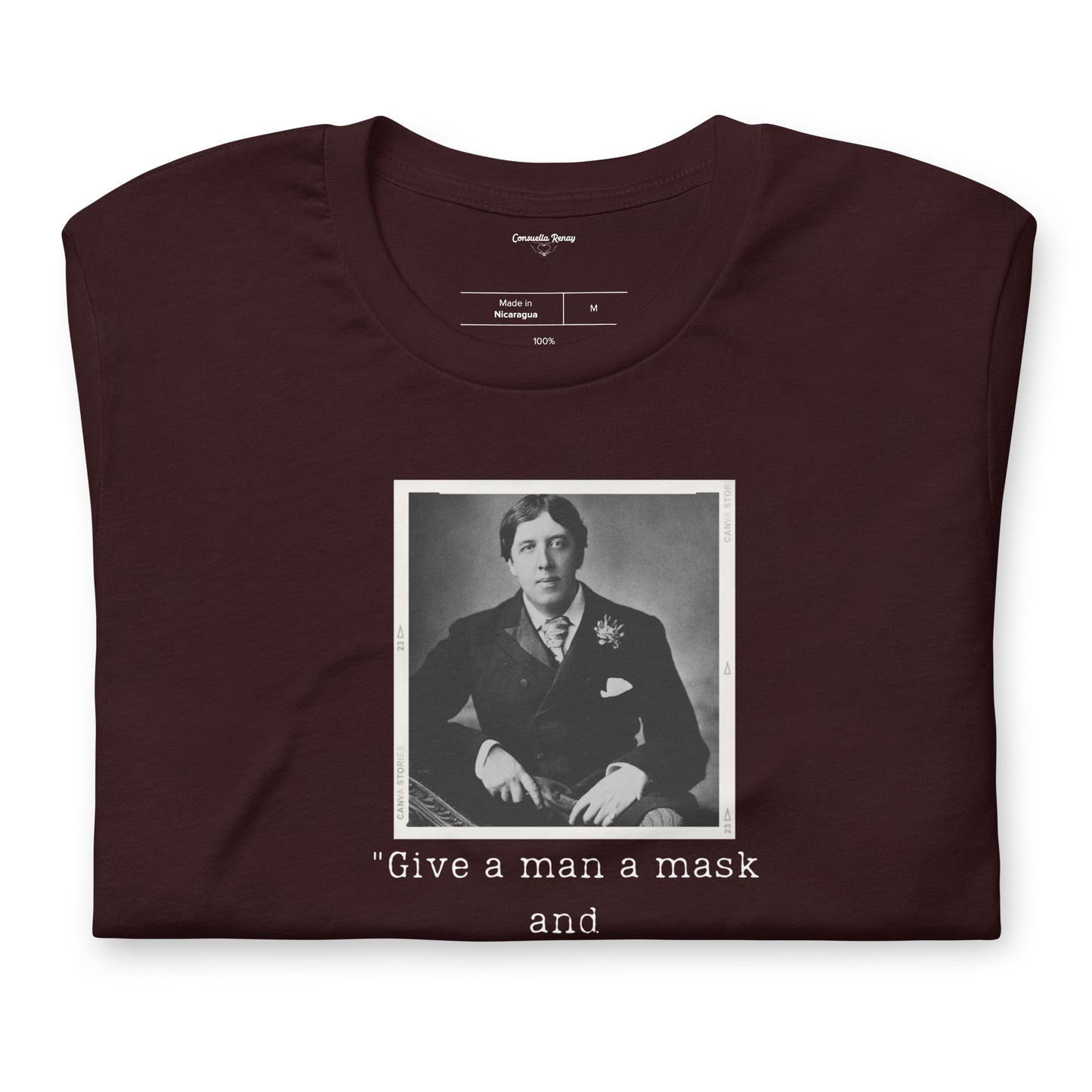 Oscar Wilde Unisex t-shirt